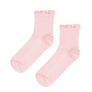 Topshop Velvet Trim Ankle Socks